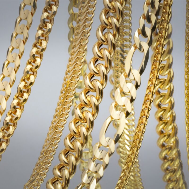 sterling Silver Gold Plate chains